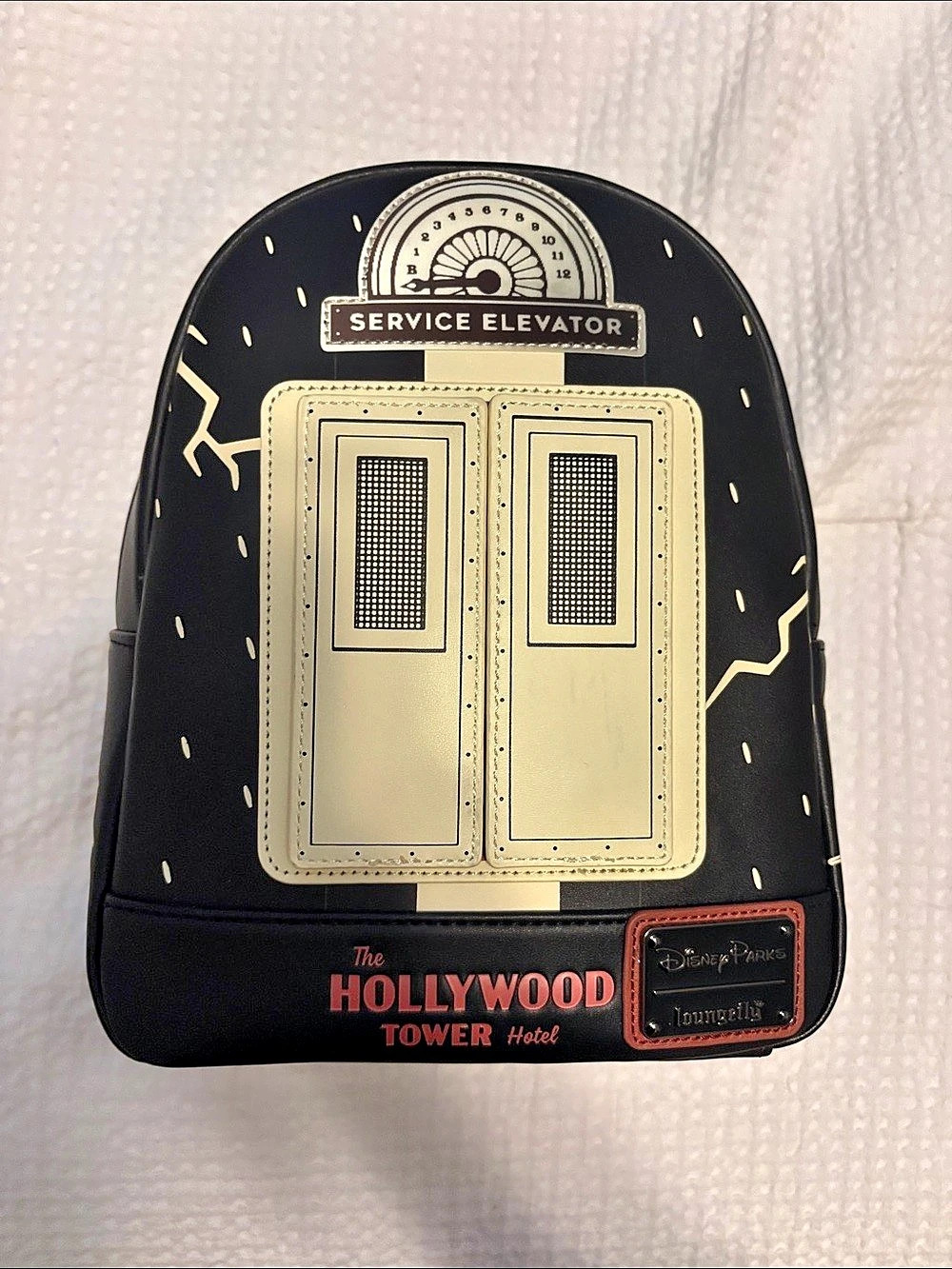 Disney Hollywood Tower Hollywood Tower Hotel Loungefly Backpack, BNWT